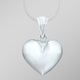 ohne Steine / mit Zirkonia - Süßer Herz Anhänger, in Farbe  – Ansicht 4