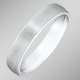 ohne Diamant - Trauring aus Silber, in Größe 160 bis 240, in Farbe , in Ausführung Ohne Zirkonia – Ansicht 1