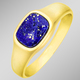 Ringe - Herrenring mit echt Lapislazuli, in Größe 180 bis 240, in Farbe  – Ansicht 1