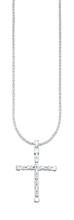 - Markanter Kreuz-Anhänger mit Königskette, in Farbe  Ansicht 2