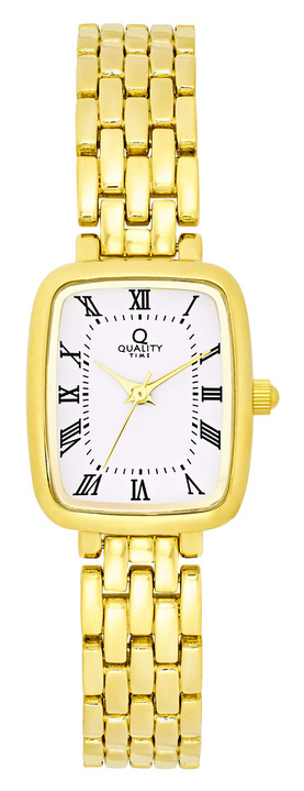 Quality Time - Klassische „Quality Time“-Quartz-Partneruhren, in Farbe , in Ausführung Damenuhr Ansicht 1