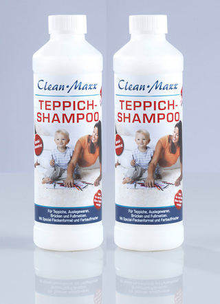 Teppichshampoo 2x 500 ml für Teppichreiniger