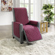 Wohnaccessoires - Wohnaccessoires mit Fleckschutz, in Größe 101 (Sesselschoner, 50/150 cm) bis 865 (2x Armlehnenschoner, 50/ 70 cm), in Farbe LILA – Farbe WEINROT – Ansicht 3