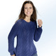 - Pullover in Strick- und Mustermix, in Größe L(44/46) bis XL(48/50), in Farbe MARINE – Farbe MARINE – Ansicht 2