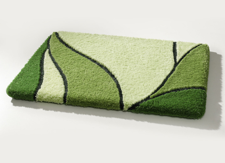 Badgarnituren - Badgarnitur für Fußbodenheizung geeignet, in Größe 100 (Vorleger halbrund, 50/ 80 cm) bis 110 (Hänge-WC-Garnitur, 2-tlg. 50/ 50 cm), in Farbe TERRA Ansicht 6