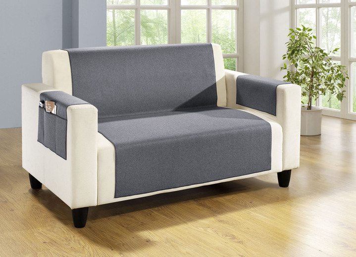 Kissenbezüge - Wohnaccessoires mit Fleckschutz-Ausrüstung, in Größe 101 (Sesselschoner, 48x150 cm) bis 915 (Stuhlkissen, 42x42x6 cm), in Farbe TÜRKIS Ansicht 10