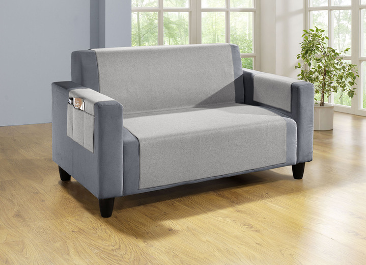 Kissenbezüge - Wohnaccessoires mit Fleckschutz-Ausrüstung, in Größe 101 (Sesselschoner, 48x150 cm) bis 915 (Stuhlkissen, 42x42x6 cm), in Farbe BRAUN Ansicht 13