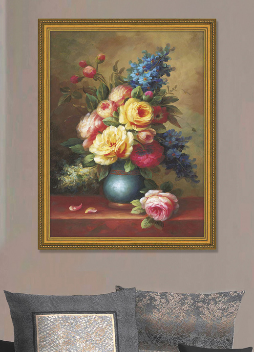 Klassisch - Hochwertiges Leinwandbild mit Holzrahmen, in Farbe BUNT Ansicht 1
