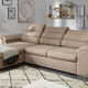 - Polstermöbel mit Bettfunktion und Kopfteilverstellung, in Farbe BEIGE, in Ausführung Polsterecke, 180x288 cm – Farbe BEIGE – Ansicht 2