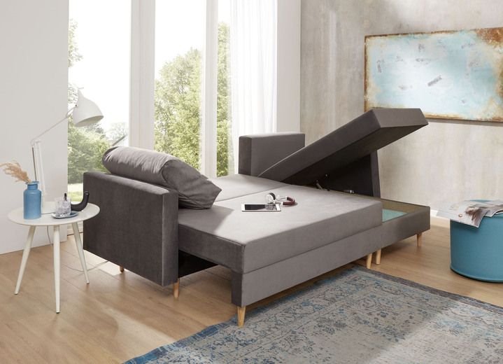 - Polsterecke mit Bettfunktion, in Farbe BRAUN Ansicht 2