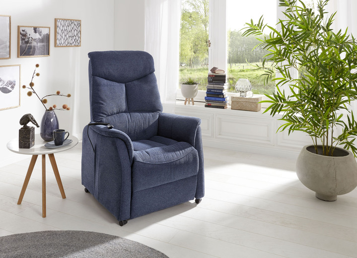 TV- & Relaxsessel - TV-Sessel mit Motor und Aufstehhilfe, in Farbe DUNKELBLAU Ansicht 1