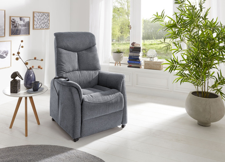 TV- & Relaxsessel - TV-Sessel mit Motor und Aufstehhilfe, in Farbe DUNKELGRAU Ansicht 1