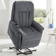 TV- & Relaxsessel - TV-Sessel mit Motor und Aufstehhilfe, in Farbe DUNKELGRAU – Farbe DUNKELGRAU – Ansicht 2