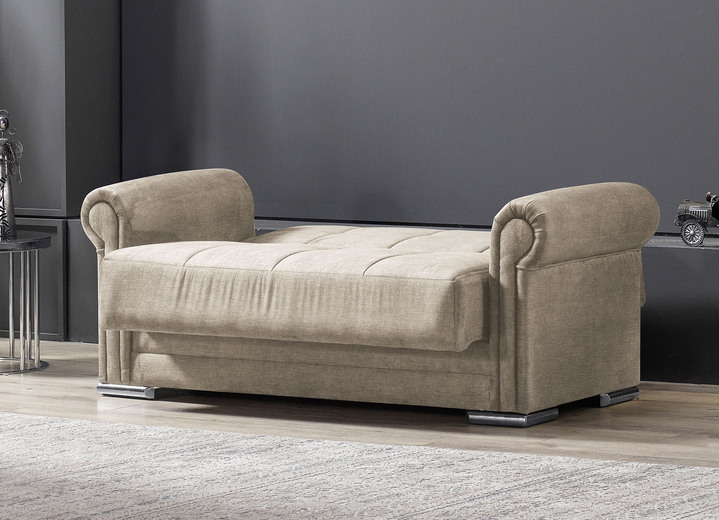 Funktions-Polstermöbel - Polstermöbel mit Schlaffunktion, in Farbe BEIGE, in Ausführung Sessel Ansicht 1