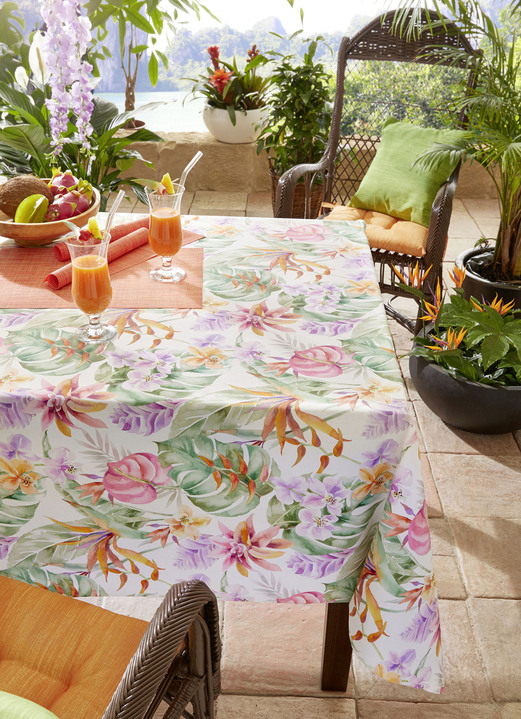 - Digitalbedruckte Tischdecke aus 100% Baumwolle, in Größe 108 (Tischdecke, 90/ 90 cm) bis 190 (Tischdecke oval, 140/190 cm), in Farbe MULTICOLOR Ansicht 2