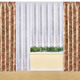 Klassisch - Blickdichte Verdunkelungsschals – Farbe TERRA – Ansicht 3 Klassisch - Blickdichte Verdunkelungsschals, in Größe 358 (H145xB140 cm) bis 456 (H245xB140 cm), in Farbe BRAUN – Farbe TERRA – Ansicht 3