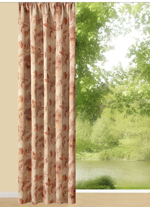 Klassisch - Blickdichte Verdunkelungsschals Ansicht 7 Klassisch - Blickdichte Verdunkelungsschals, in Größe 358 (H145xB140 cm) bis 456 (H245xB140 cm), in Farbe BRAUN Ansicht 7