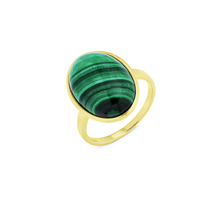 Ringe - Damenring mit echt Malachit Ansicht 2 Ringe - Damenring mit echt Malachit, in Größe 160 bis 220, in Farbe  Ansicht 2