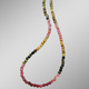 Damen-Modeschmuck - Halskette mit Turmalin – Ansicht 1 Damen-Modeschmuck - Halskette mit Turmalin, in Farbe  – Ansicht 1