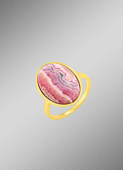 Ringe - Vergoldeter Damenring, in Größe 160 bis 220, in Farbe  Ansicht 1