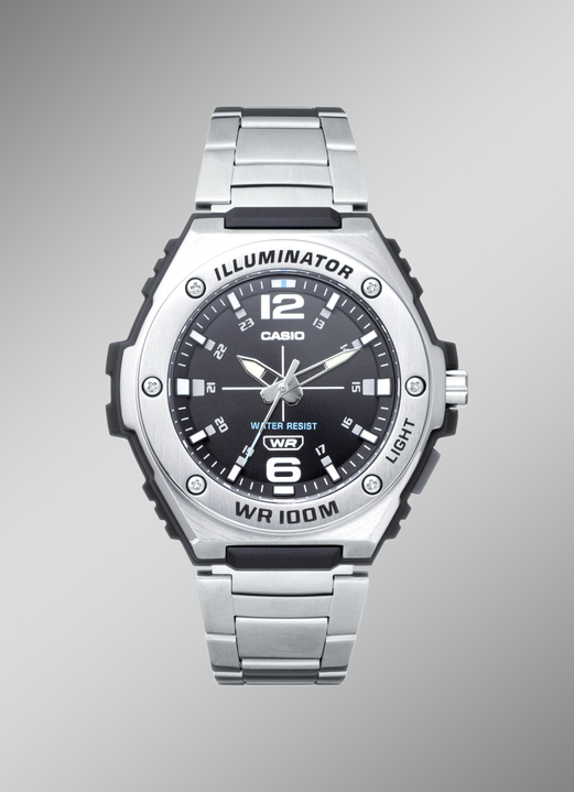 Casio - Sportliche Quartz-Herrenuhr mit Edelstahlband, in Farbe  Ansicht 1