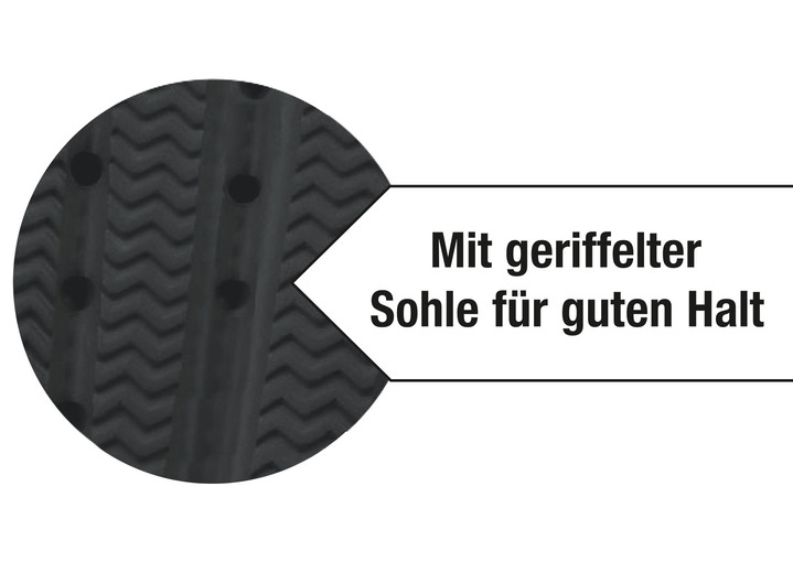 Gesunder Fuß - Wolken-Slipper relaxvital mit geriffelter Sohle, in Größe 036 bis 045, in Farbe BEERE Ansicht 4