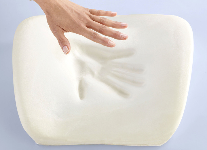 - Ergonomisch geformtes Sitz- und Lendenkissen, in Farbe BLAU Ansicht 5