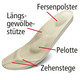 Sandaletten & Pantoletten - Klett-Pantolette aus echtem Leder, in Größe 036 bis 042, in Farbe BEIGE – Farbe SCHWARZ – Ansicht 3
