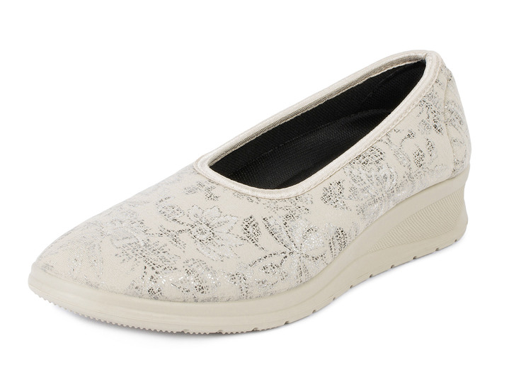 Halbschuhe - AEROSOFT Ballerina, in Größe 036 bis 042, in Farbe WEISS Ansicht 4