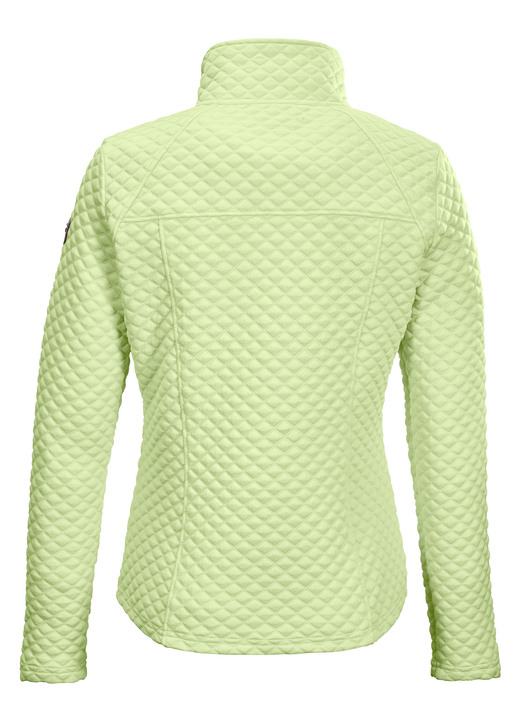 Aktiv- und Sportmode - Modische Damen-Stretch-Jacke mit Jaquard-Steppmuster Ansicht 2 Aktiv- und Sportmode - Modische Damen-Stretch-Jacke mit Jaquard-Steppmuster, in Größe 036 bis 050, in Farbe MINT Ansicht 2