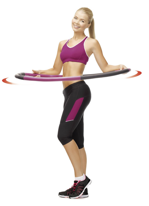 - Hula-Hoop Reifen mit Wellenstruktur, in Farbe LILA-GRAU Ansicht 5