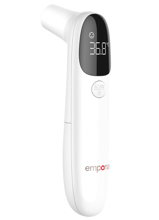 - Infrarot-Fieberthermometer von Emporia, in Farbe WEISS