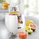 Küchengeräte - Zitruspresse mit Tropfstopp und Start-/ Stopp-Automatik, in Farbe WEISS – Farbe WEISS – Ansicht 1