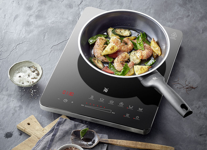 Kochen & Grillen - WMF Induktionskochplatte zum sicheren und energiesparenden Kochen, in Farbe SCHWARZ, in Ausführung Induktions-Kochplatte Ansicht 1
