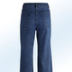 Culotten - Jeans-Culotte in 5-Pocket-Form, in Größe 017 bis 050, in Farbe JEANSBLAU – Farbe DUNKELBLAU – Ansicht 2