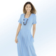 Freizeitkleider - Kleid in Schlupfform – Farbe HIMMELBLAU Freizeitkleider - Kleid in Schlupfform, in Größe 036 bis 052, in Farbe SCHWARZ
