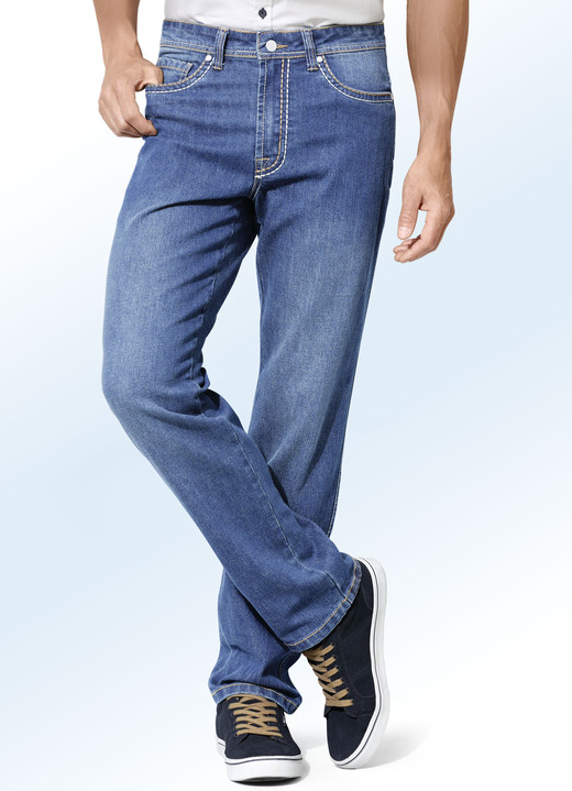 Hosen - Jeans in 2 Farben, in Größe 024 bis 060, in Farbe HELLBLAU Ansicht 1
