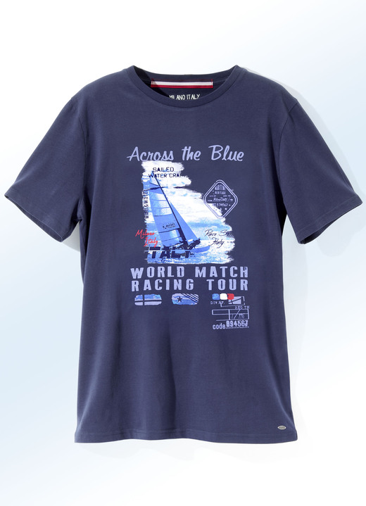 Hemden, Pullover & Shirts - Shirt von „Milano Italy“ in 3 Farben Hemden, Pullover & Shirts - Shirt von „Milano Italy“ in 3 Farben, in Größe 3XL (64/66) bis XXL (60/62), in Farbe MARINE