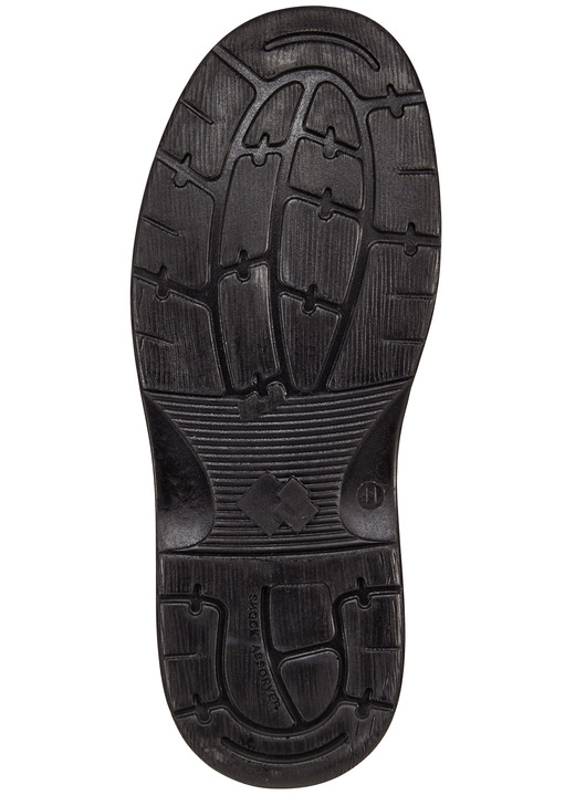 Slipper & Schnürschuhe - GINO GALANTE, schicke Herren- Schnürschuhe, mit herausnehmbarem Fußbett, in Größe 040 bis 047, in Farbe SCHWARZ Ansicht 4