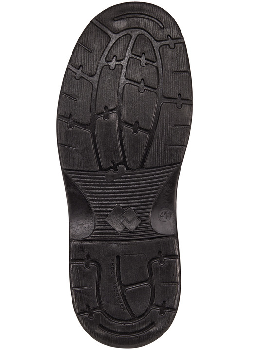 Slipper & Schnürschuhe - GINO GALANTE, klassische Herren-Slipper, mit herausnehmbarem Fußbett, in Größe 040 bis 047, in Farbe SCHWARZ Ansicht 7