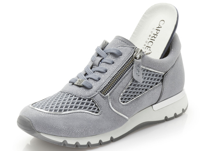 Komfortschuhe - Caprice, schicke Damen-Sneaker, Weite H, mit herausnehmbarem Fußbett, in Größe 036 bis 042, in Farbe JEANS Ansicht 3