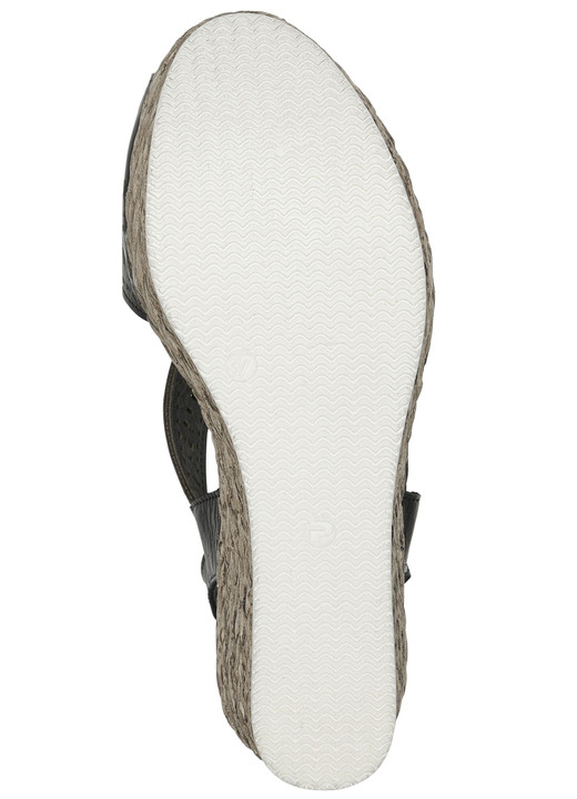 Sandaletten & Pantoletten - Andrea Conti Sandalette aus Nappaleder, in Größe 036 bis 042, in Farbe MARONE Ansicht 6