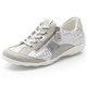 Komfortschuhe - Remonte Sneaker mit bedruckten Besätzen, in Größe 036 bis 043, in Farbe HELLBLAU-SILBER – Farbe HELLGRAU-WEISS – Ansicht 1