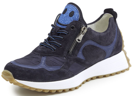 Waldläufer Sneaker mit frecher Glitzer-Applikation