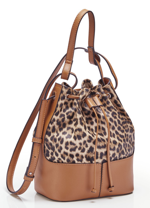 - Collezione Alessandro Beutel-Tasche mit Leoparden-Druck, in Farbe BRAUN