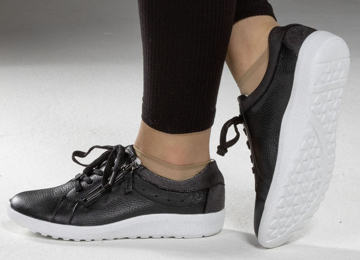 Komfortschuhe - Waldläufer, bequeme Damen-Schnürschuhe, Weite K, mit herausnehmbarem Fußbett, in Größe 3 1/2 bis 8, in Farbe ROT Ansicht 9