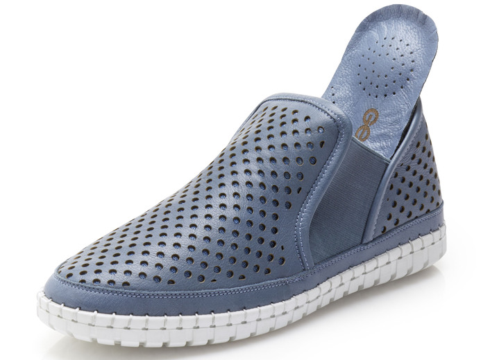 - Gemini Bootie in luftiger Ausführung, in Größe 036 bis 042, in Farbe JEANS Ansicht 2