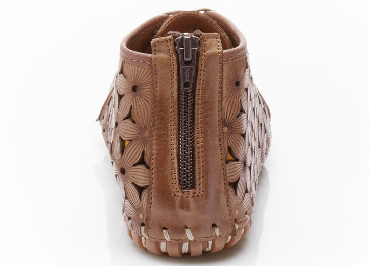 - Gemini Bootie mit praktischem Fersen-Reißverschluss, in Größe 036 bis 042, in Farbe COGNAC Ansicht 5