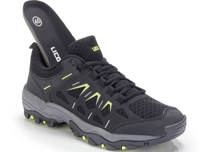 - Schnürschuh mit angenehmer Polsterung, in Größe 036 bis 041, in Farbe SCHWARZ-LIMETTE Ansicht 2