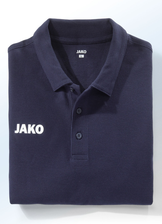 Sport- & Freizeitmode - Poloshirt von „Jako“ in 5 Farben Sport- & Freizeitmode - Poloshirt von „Jako“ in 5 Farben, in Größe 3XL (58/60) bis XXL (56), in Farbe MARINE